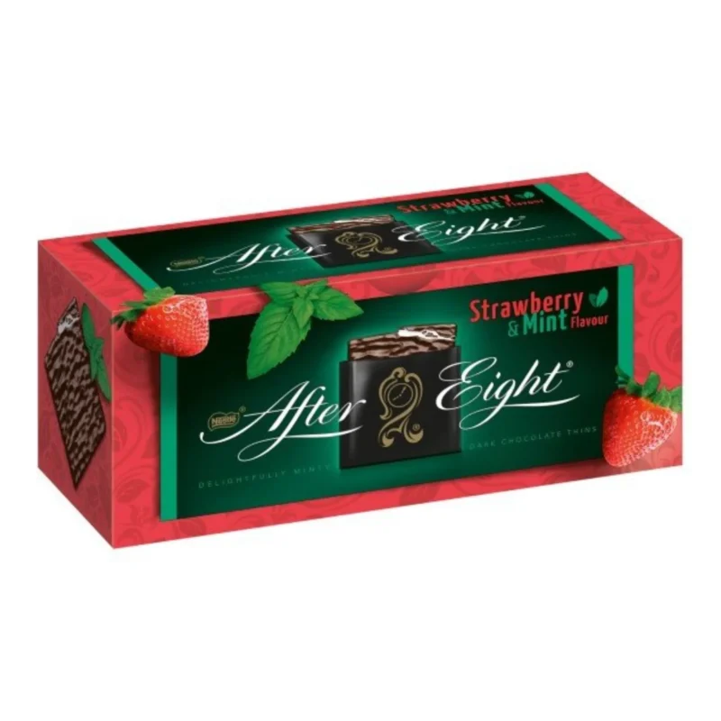 10x NESTLE After Eight Mint Chocolate Thins Strawberry Flavor 200g / 7oz