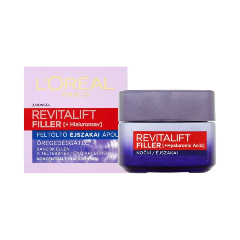 6x Original L'OREAL PARIS Revitalift Filler Night Cream 50ml / 1.7fl oz