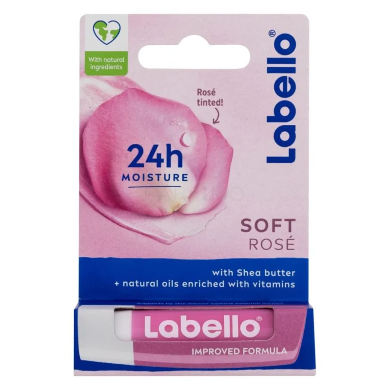 24x Labello Soft Rose Lip Balm 4.8g / 0.17oz