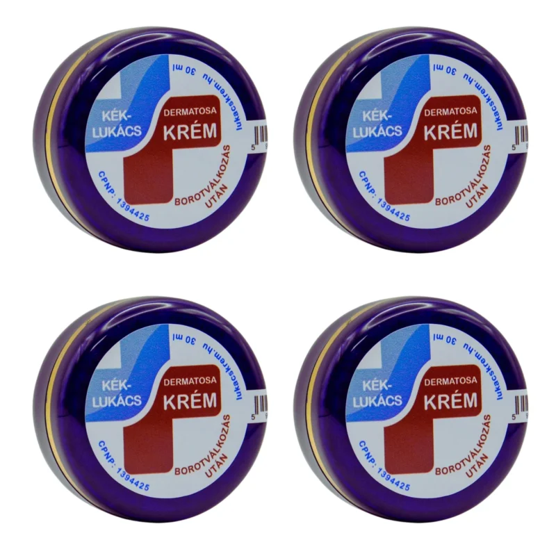 4x Kék-Lukács Dermatosa Cream - After Shaving 30ml / 1.0 fl oz