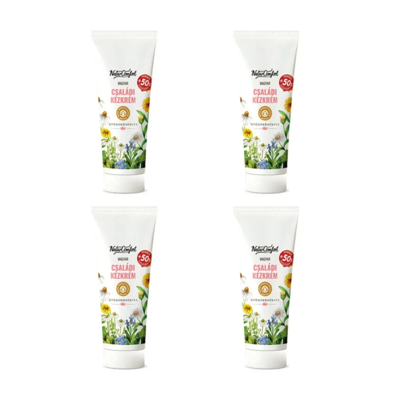 4x Naturcomfort Hungarian Family Hand Cream Anti-Inflammatory Herbal Massage balm 70g / 2.5oz