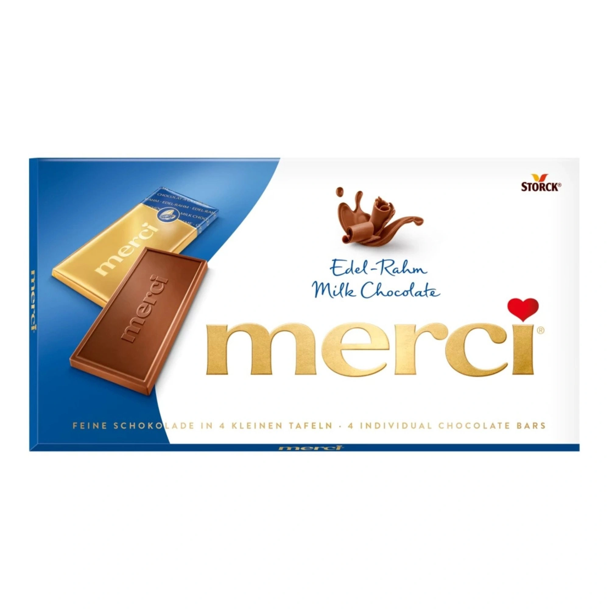 merci　15 15x Merci Milk Chocolate Bar 100g / 3.53 oz - European Products Store