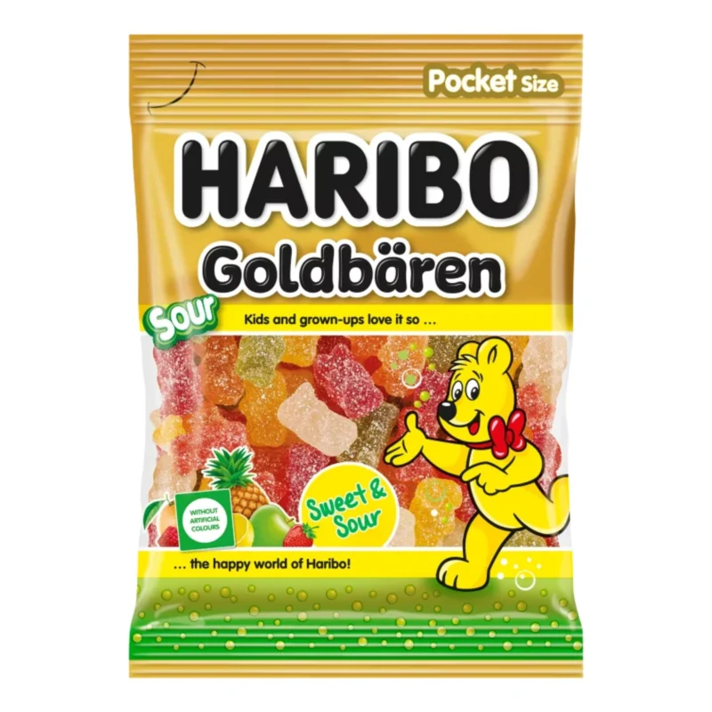 20x Haribo Goldbaren Sour Gummy Candy 80g / 2.82 oz