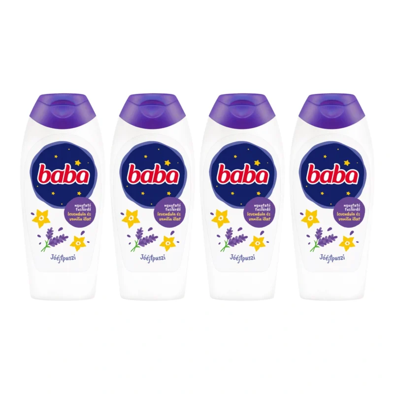 4x Baba Shower Gel with Lavender and Vanilla 400ml / 13.5 fl oz