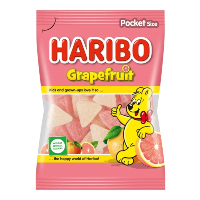20x Haribo Grapefruit Gummy Candy 80g / 2.82 oz