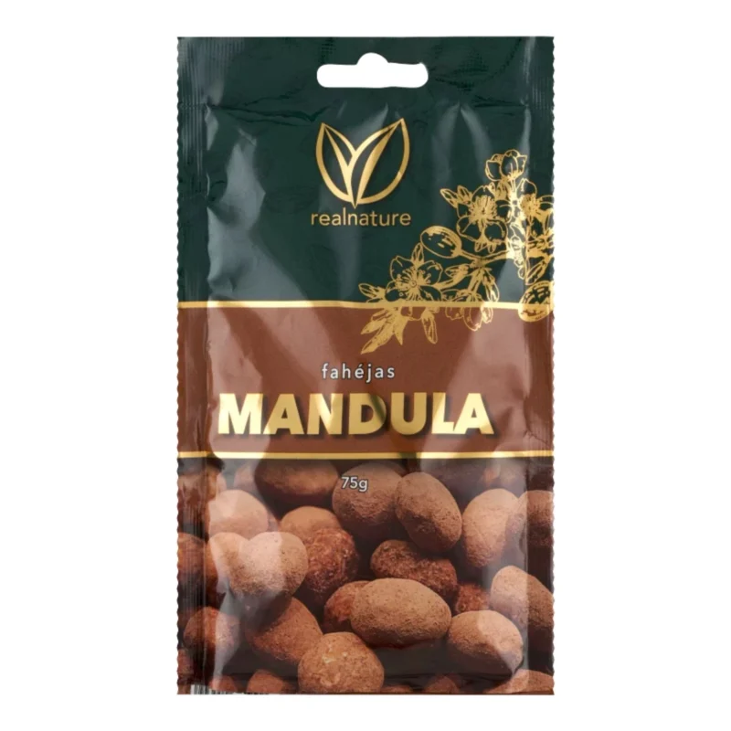 20x Real Nature Milk Chocolate Cinnamon Almond - Tejcsokoládés-Fahéjas Mandula 75g / 2.64oz
