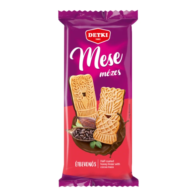 10x DETKI Honey Linzer with Dark Chocolate - Mese Mézes Linzer 180g / 6.35