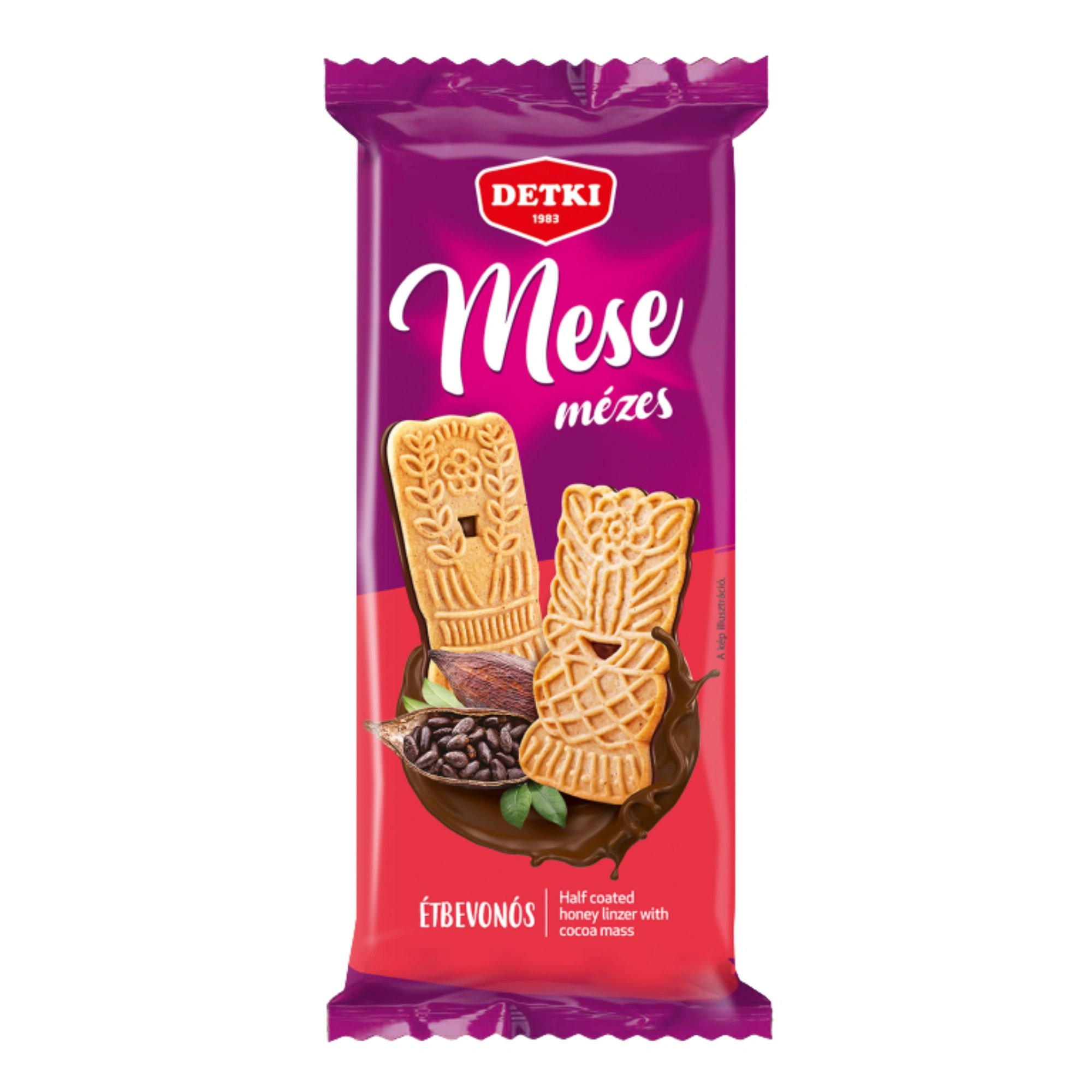 10x DETKI Honey Linzer with Dark Chocolate – Mese Mézes Linzer 180g / 6.35