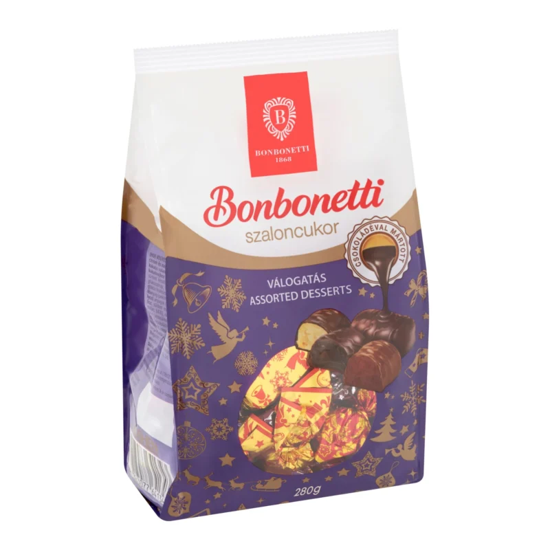 6x BONBONETTI Szaloncukor Hungarian Christmas Candy - Classic Selection 280g / 9.88oz