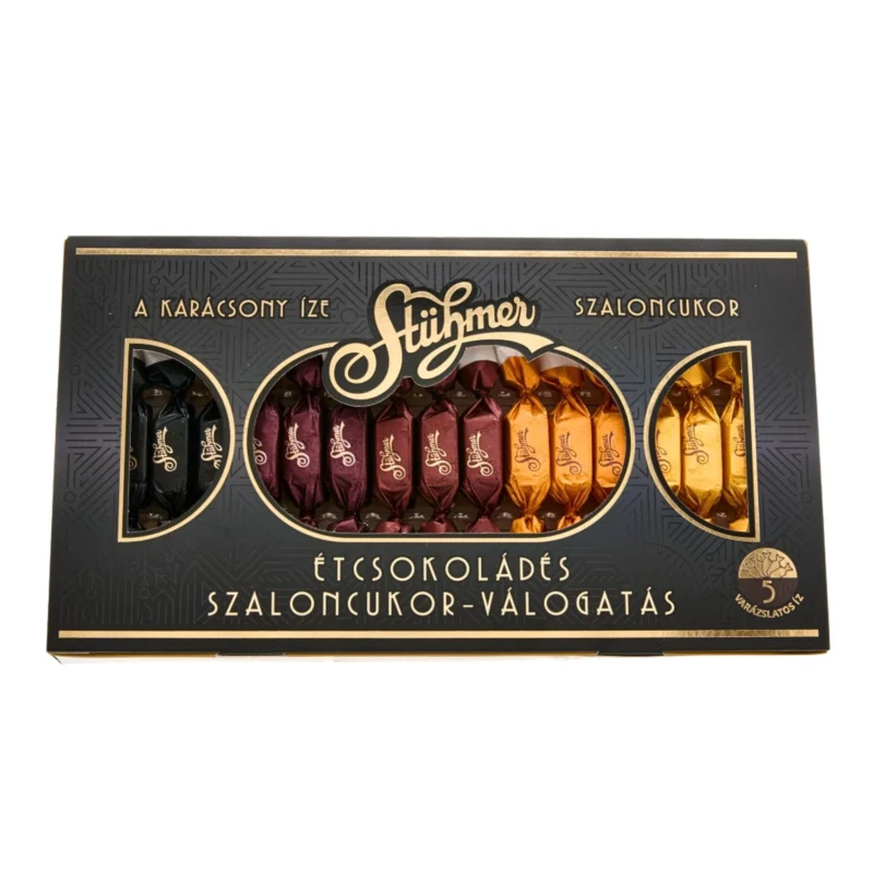 6x STÜHMER Premium Szaloncukor Hungarian Christmas Candy - Dark Chocolate Assortment 170g / 6oz