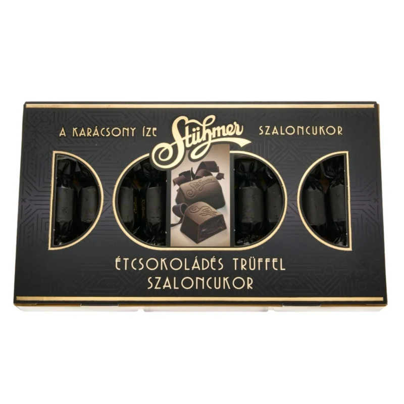 6x STÜHMER Premium Szaloncukor Hungarian Christmas Candy - Dark Truffle Flavor 225g / 7.94oz