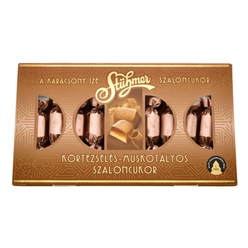 6x STÜHMER Premium Szaloncukor Hungarian Christmas Candy - Pear Jelly & Muscatel Flavor 225g / 7.9oz