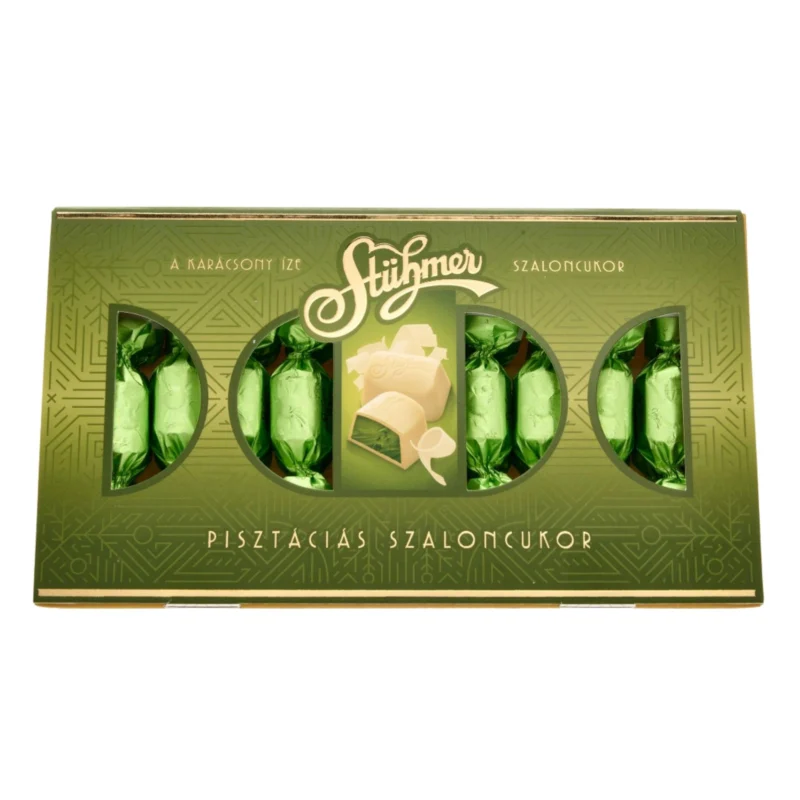 6x STÜHMER Premium Szaloncukor Hungarian Christmas Candy - Pistachio Flavor 225g / 7.9oz