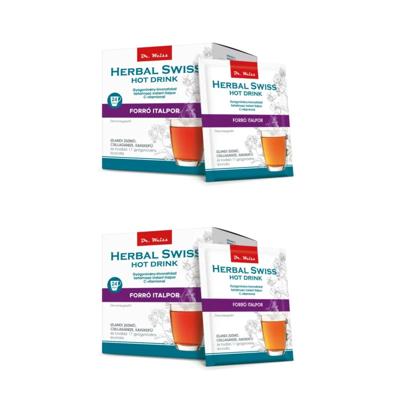 2x Herbal Swiss Instant Hot Drink - 24pcs 193g / 6.8oz