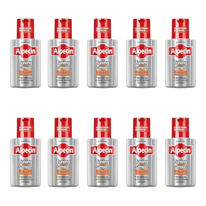 10x Alpecin Tuning Shampoo 200ml / 6.76 floz