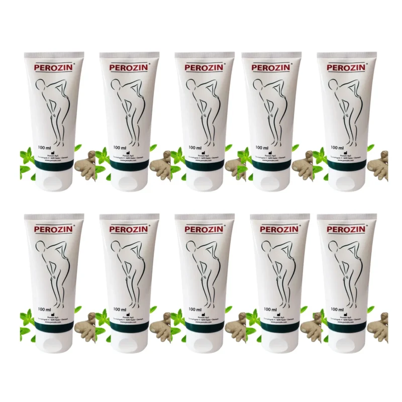10x Perozin Pain and Anti-Inflammatory Cream for Muscle and Joint 100ml / 3.5 fl oz