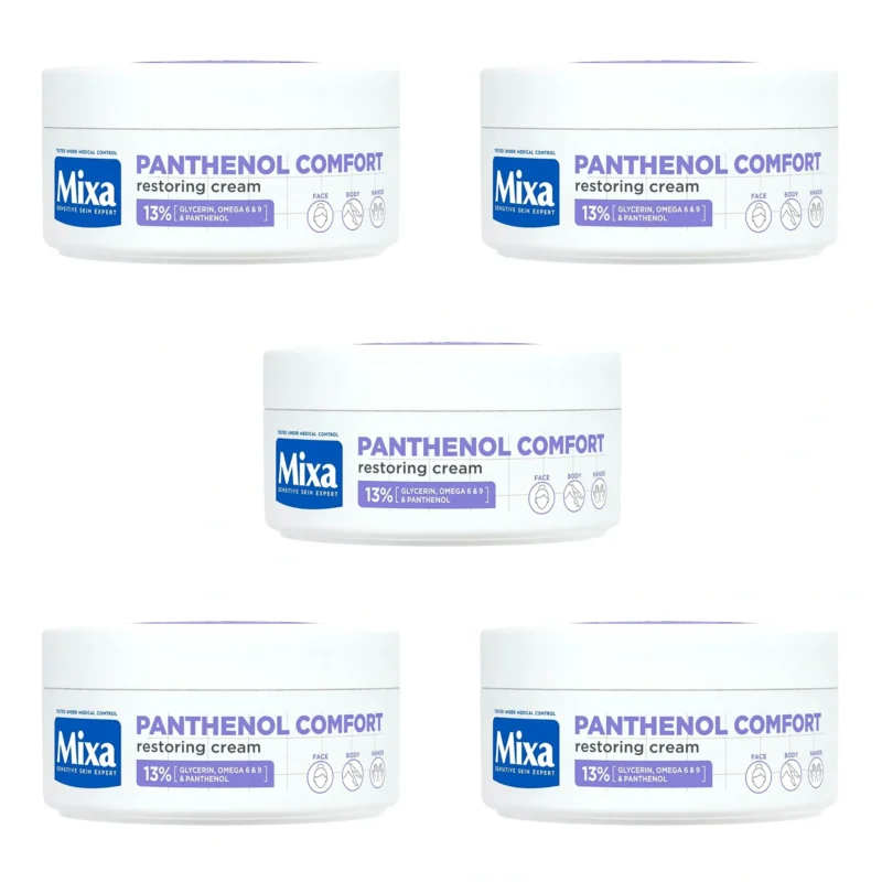 4x Mixa Panthenol Comfort Body Lotion for Atopy-Prone Skin 150 ml / 5.0 floz