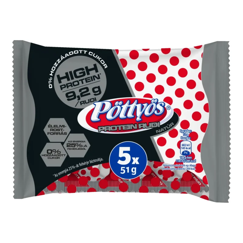 85x Pöttyös Óriás Protein Túró Rudi with Dark Chocolate Coating 51g / 1.8oz