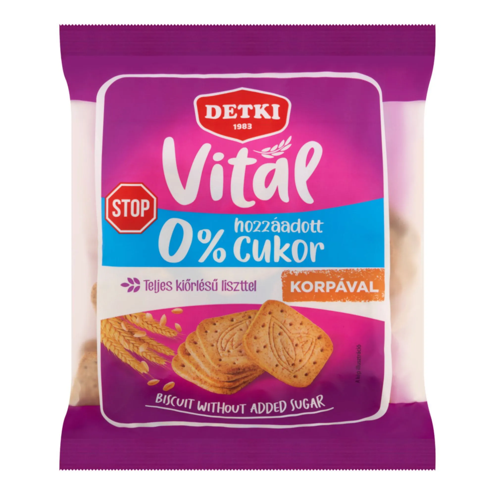 10x Hungarian DETKI Sugar-Free Household Biscuits 180g / 6.35oz