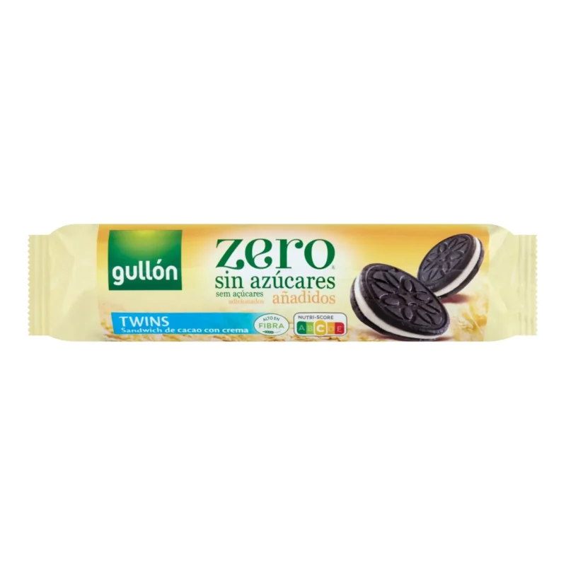 10x Gullón Sugar-Free Cocoa Biscuits with Cream Filling 147g / 5.2oz