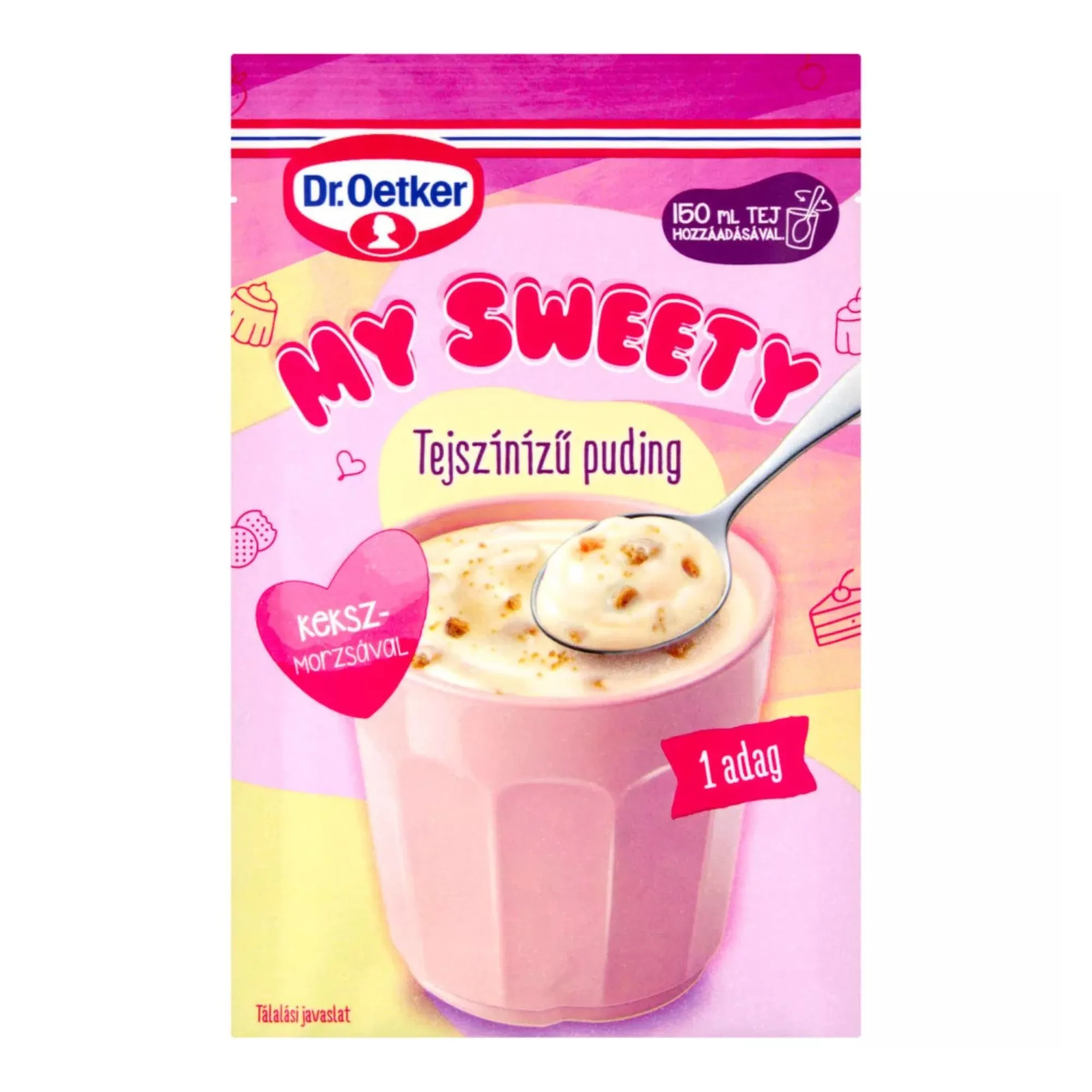 30x Dr. Oetker MY SWEETY Instant Cream-Flavored Pudding Mix with Cookie Crumbs 37g / 1.3oz