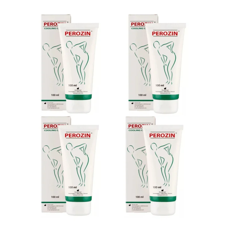 4x Perozin Pain and Anti-Inflammatory Cream for Muscle and Joint 100ml / 3.5 fl oz